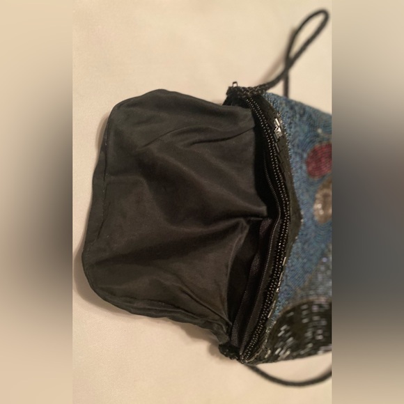 Beaded Vintage Purse Pristine Condition Art Deco Pattern Gorgeous - Picture 7 of 8